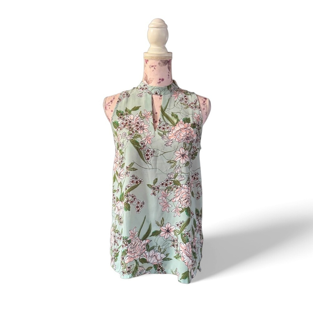 Loft Floral Sleeveless Blouse